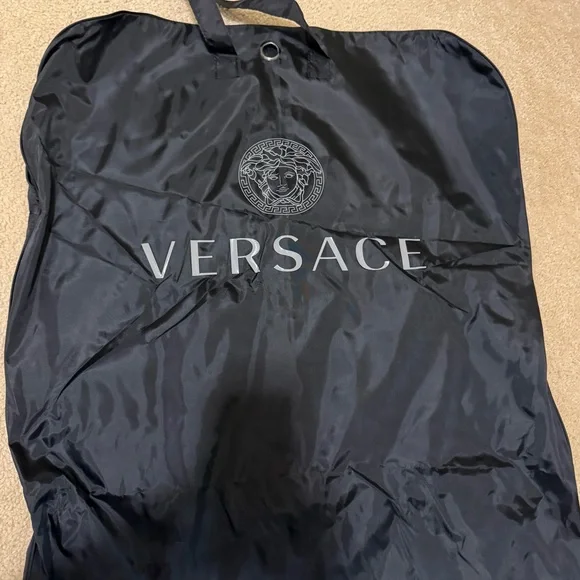 New! Versace Long Black Garment Bag VERSACE ガーメント